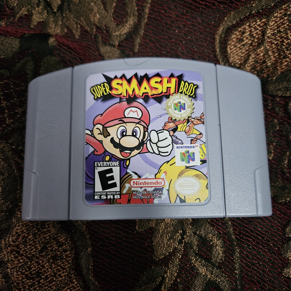 Nintendo Super Smash Bros. Cartridge - Gray